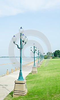 European style outdoor lamp