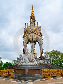 European themed sculptures at the Albert Memorial