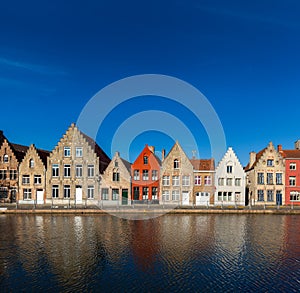 European town. Bruges (Brugge), Belgium