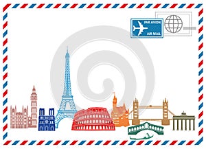 European travel background