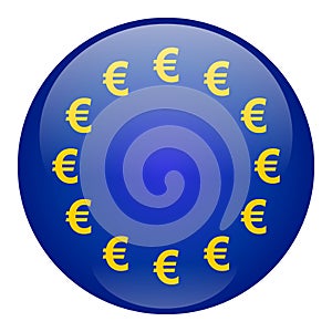 European Union Currency Button