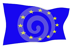 European Union flag. photo