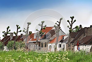 European village landscape