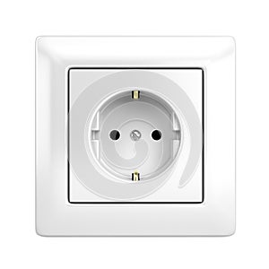European wall outlet