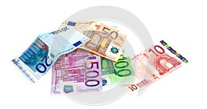 Euros banknotes