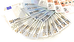 Euros banknotes