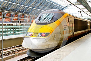 Eurostar platform