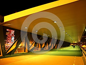 Euskalduna Bridge in Bilbao