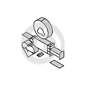 euthanasia pet isometric icon vector illustration