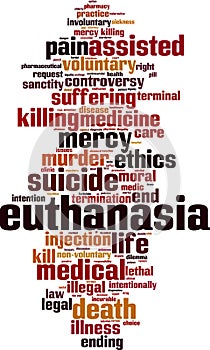 Euthanasia word cloud