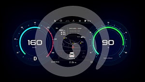 EV Car panel dashboard 004