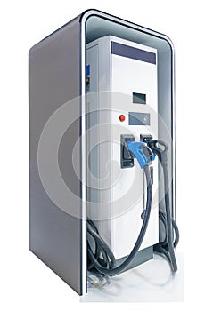 EV Charger isolate on white background