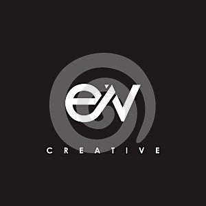 Ev Letter Initial Logo Design Template Vector Illustration