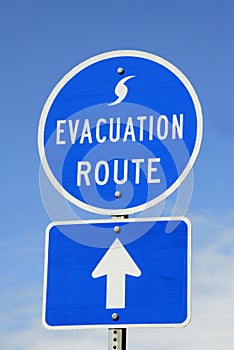 Evacuation Route Sign