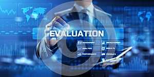 Evaluation Assessment customer satisfaction business technology concept
