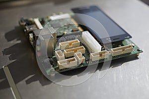 An evaluation board of smart phone, Information security concept