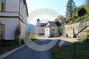 Evangelical church in Banska Hodrusa village, Slovakia