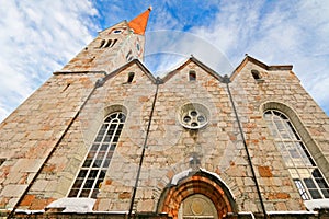 Evangelical Church in Salzkammergut, Hallstatt in Austria