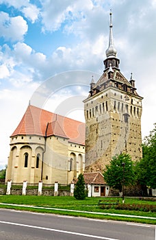 The evangelical church of Saschiz village, Romania