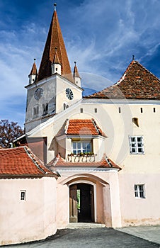 Evangelical Fortified Church in Cisnadie, Romania