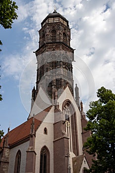 The Evangelical Lutheran parish church of St. Jacobi in the old town of GÃÂ¶ttingen in Lower Saxony photo