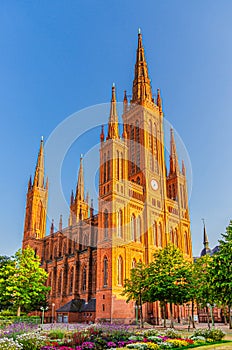 Evangelical Market Protestant church Wiesbaden