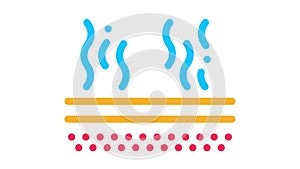 Evaporation Icon Animation