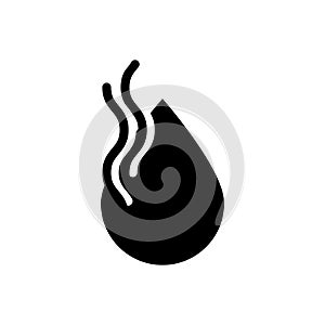 Evaporation icon, vector illustration