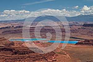 Evaporation Ponds at Dead Horse Point