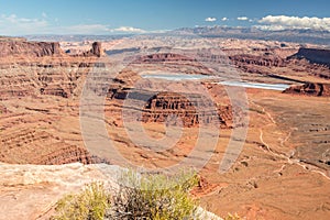 Evaporation ponds near Moab, Utah