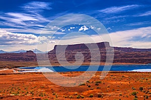 Evaporation Ponds near Potash Road in Moab Utah