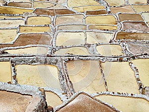 Evaporation Ponds At Salineras de Maras