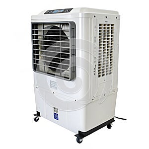 Evaporative cooler isolated on white background photo