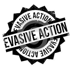 Evasive Action rubber stamp