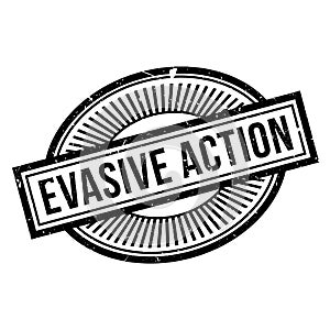 Evasive Action rubber stamp photo