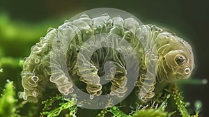 Even in its cryptobiotic state a tardigrades resilience is evident in this microscopic image as its body remains intact
