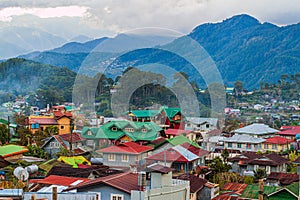 Evenig view of Sagada at Luzon island, Philippin