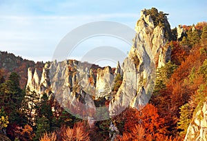 Pohľad zo Súľovských skál - súľovské skaly - Slovensko