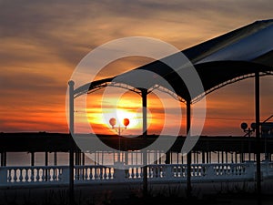 Evening at the beach