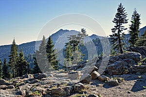 Evening, Brokeoff Mountain, Lassen Volcanic National Park