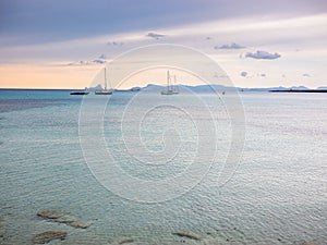 Evening in Cala Saona