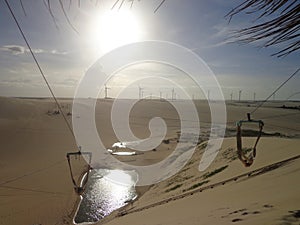 Evening in Canoa Quebrada - CearÃÂ¡ / Brazil photo