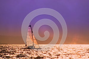 Evening Catamaran photo