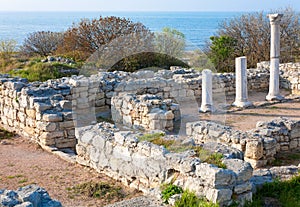 Evening Chersonesos (ancient town)