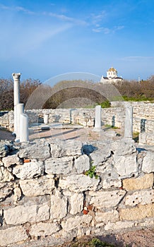 Evening Chersonesos (ancient town)