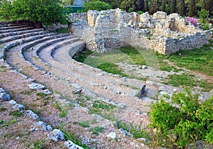 Evening Chersonesos (ancient town)