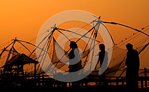 Evening in Chinese Fishing Nets