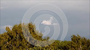 Evening clouds in Falkensee, Brandenburg Germany