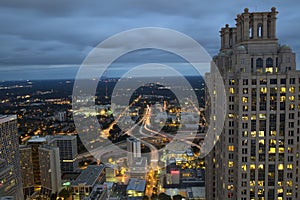 Evening Comute in Atlanta Georgia