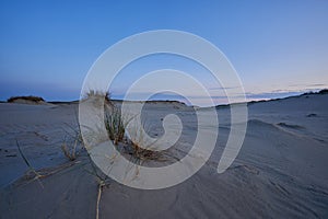 evening dunes Lithuania landscape image